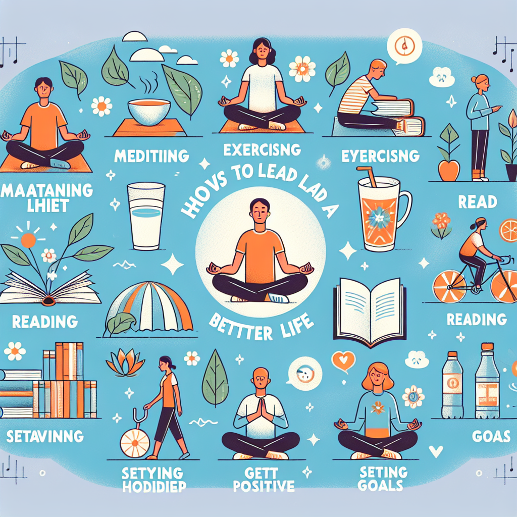 10가지 방법으로 더 나은 삶을 살아보는 법