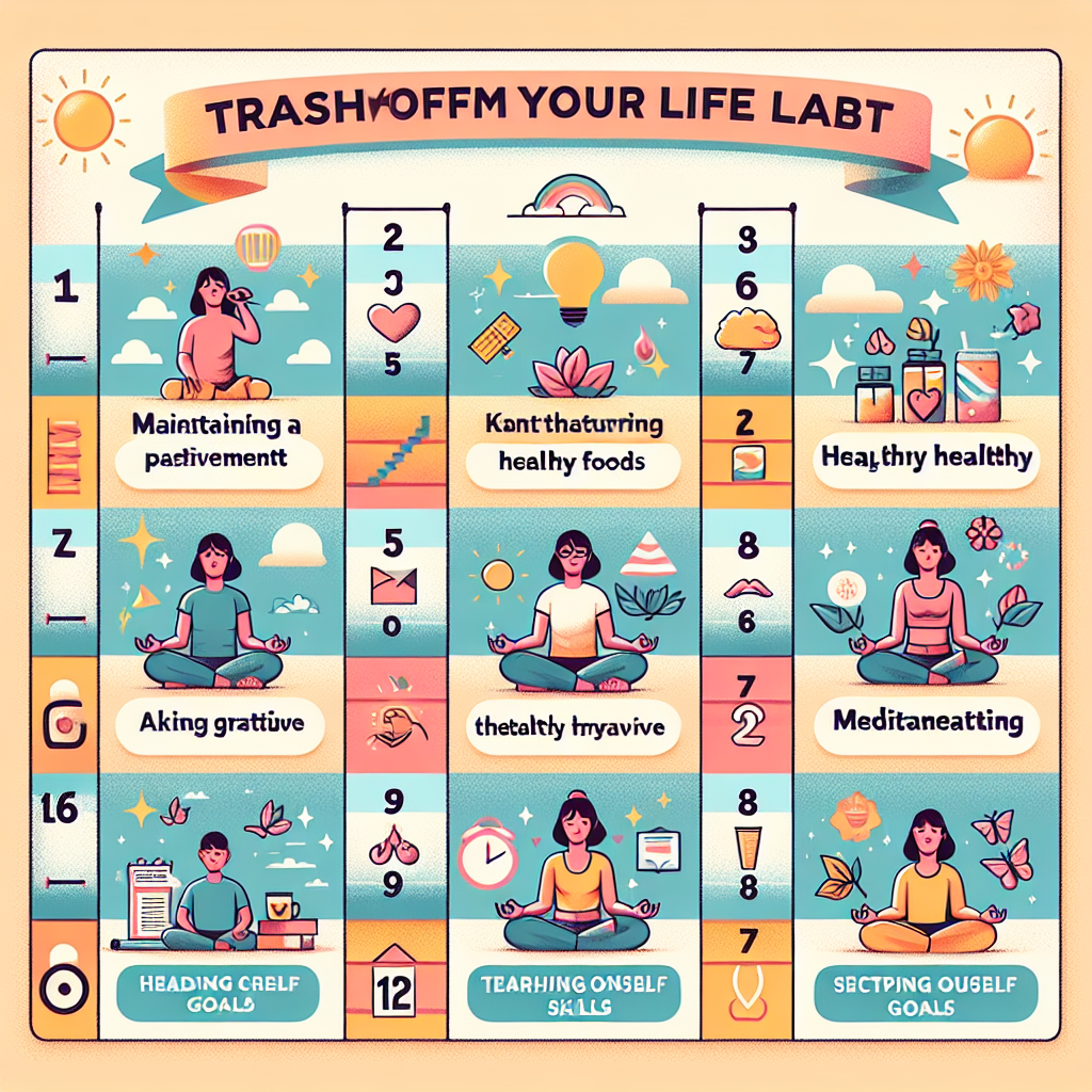 10가지 자기계발 습관, 당신의 삶을 바꿀 것