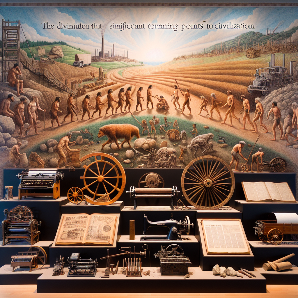 문명의 전환점이 된 발명들